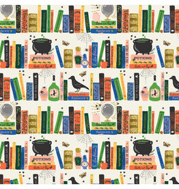 Rifle Paper Co. Halloween II, Spellbound in Cream with Metallic, Fabric Half-Yards