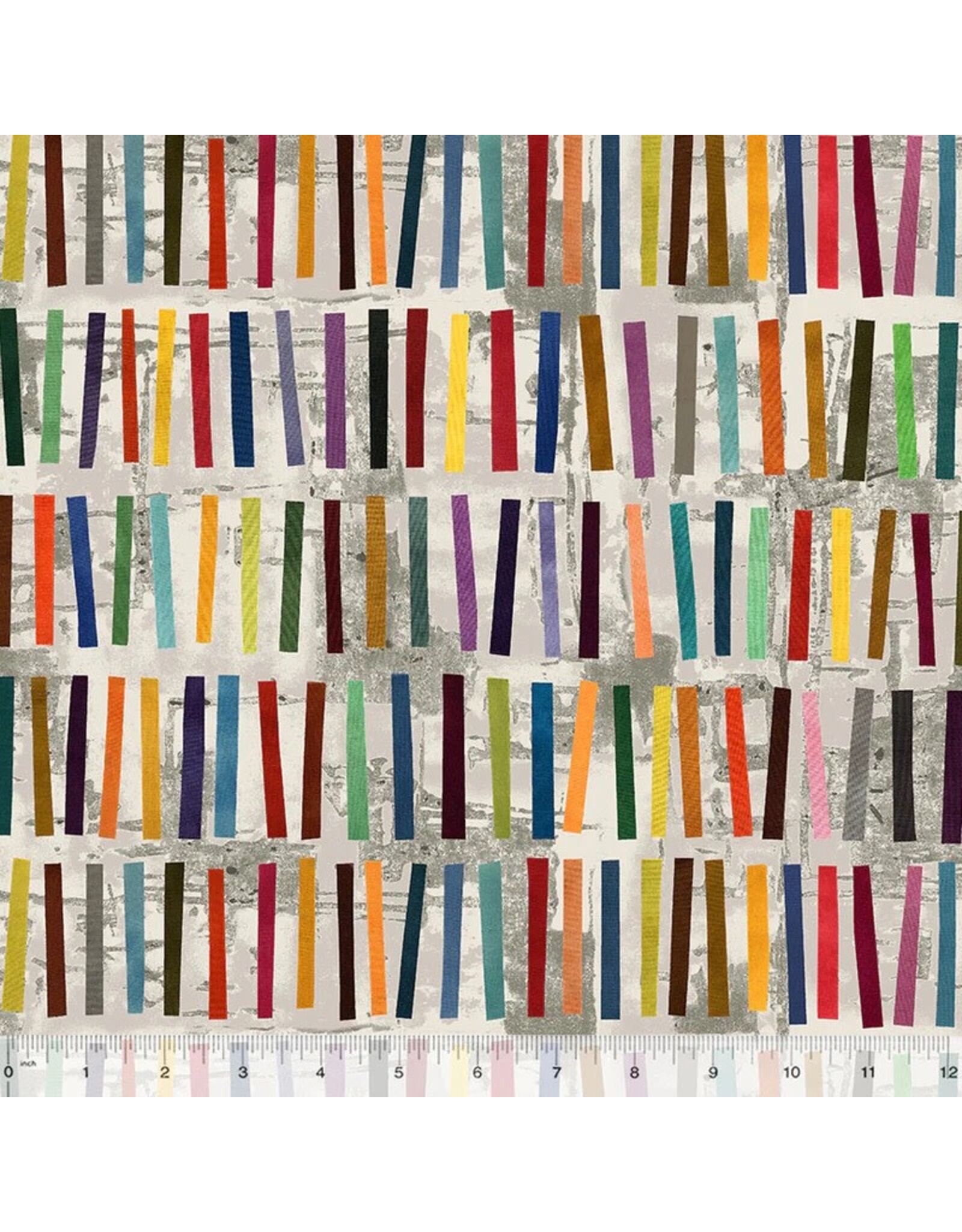 Marcia Derse Marble Run, Stick Stacks in Sea Salt, Fabric Half-Yards