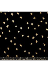 PD's Ruby Star Society Collection Starry Metallic in Black Gold, Dinner Napkin