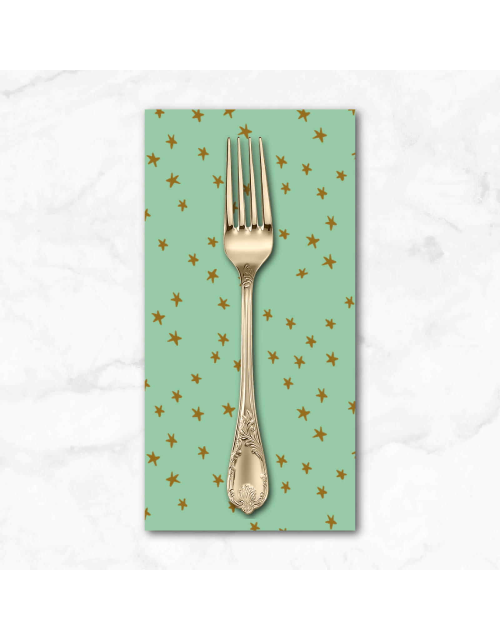 PD's Ruby Star Society Collection Starry New in Moss, Dinner Napkin