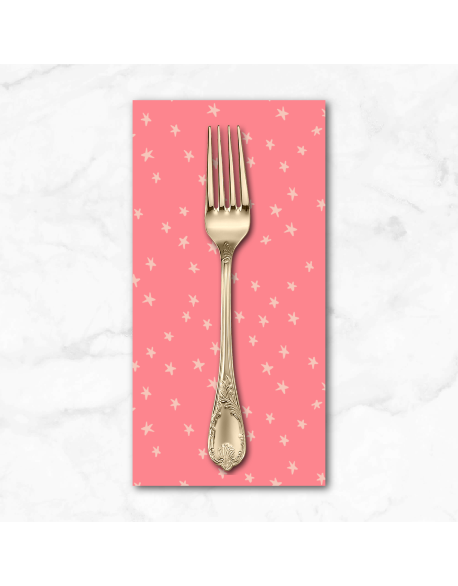 PD's Ruby Star Society Collection Starry New in Watermelon, Dinner Napkin