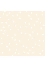 Alexia Abegg Starry New in White on Natural, Fabric Half-Yards