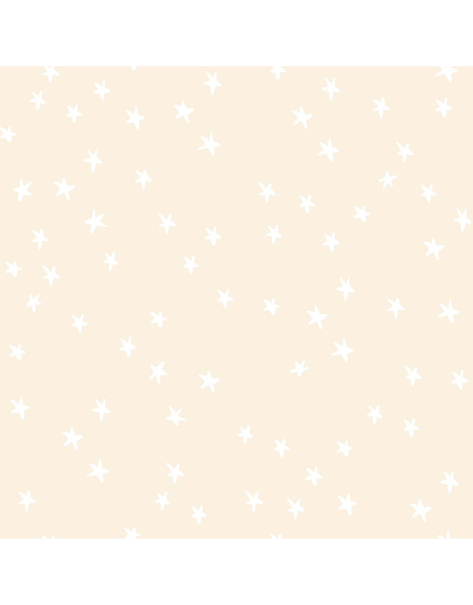 Alexia Abegg Starry New in White on Natural, Fabric Half-Yards