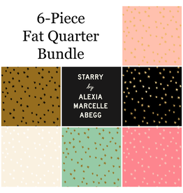 Ruby Star Society for Moda Starry, Fat Quarter Bundle containing 6 pcs.