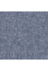 Robert Kaufman Linen, Essex Yarn Dyed in Denim, Fabric Half-Yards