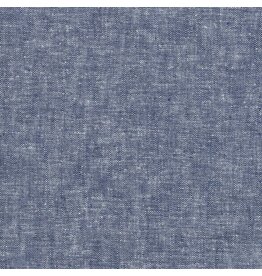 Robert Kaufman Linen, Essex Yarn Dyed in Denim, Fabric Half-Yards