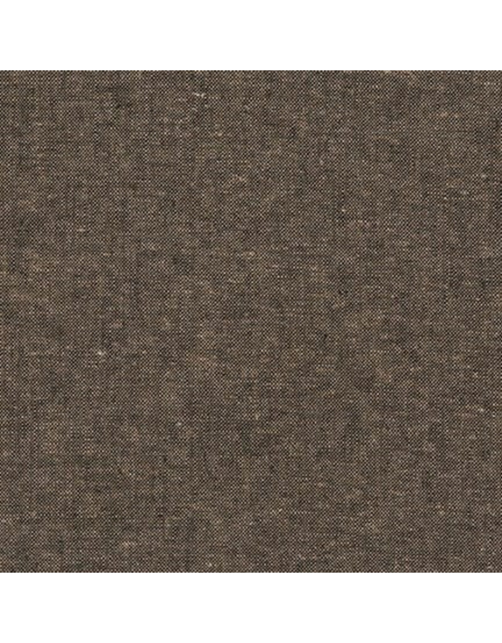 Robert Kaufman Linen, Essex Yarn Dyed in Espresso, Fabric Half-Yards