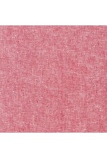Robert Kaufman Linen, Essex Yarn Dyed in Red, Fabric Half-Yards