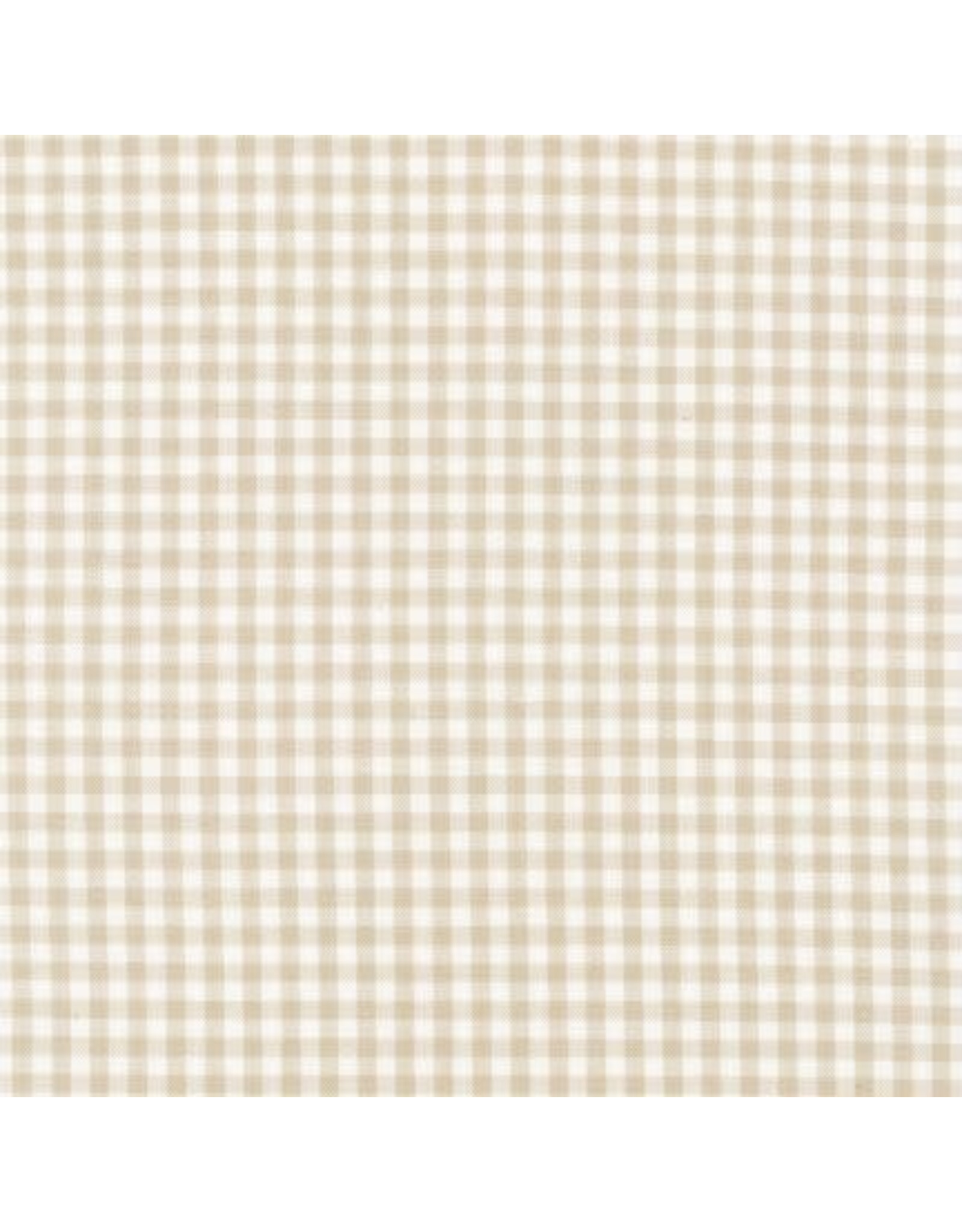 Robert Kaufman Carolina Gingham, 1/8” in Sand, Lightweight Yarn Dyed Woven, Fabric Half-Yards