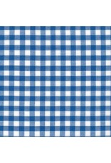 Robert Kaufman Carolina Gingham, 1/4” in Royal, Lightweight Yarn Dyed Woven, Fabric Half-Yards