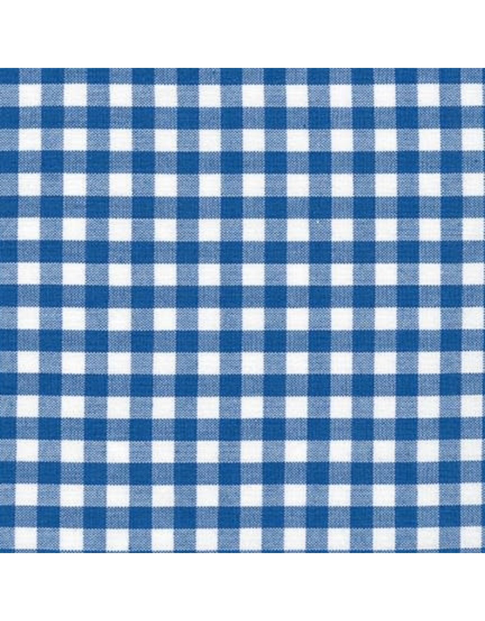 Robert Kaufman Carolina Gingham, 1/4” in Royal, Lightweight Yarn Dyed Woven, Fabric Half-Yards