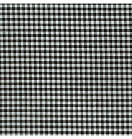 Robert Kaufman Carolina Gingham, 1/8” in Black, Lightweight Yarn Dyed Woven, Fabric Half-Yards