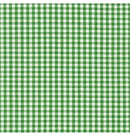 Robert Kaufman Carolina Gingham, 1/8” in Kelly, Lightweight Yarn Dyed Woven, Fabric Half-Yards
