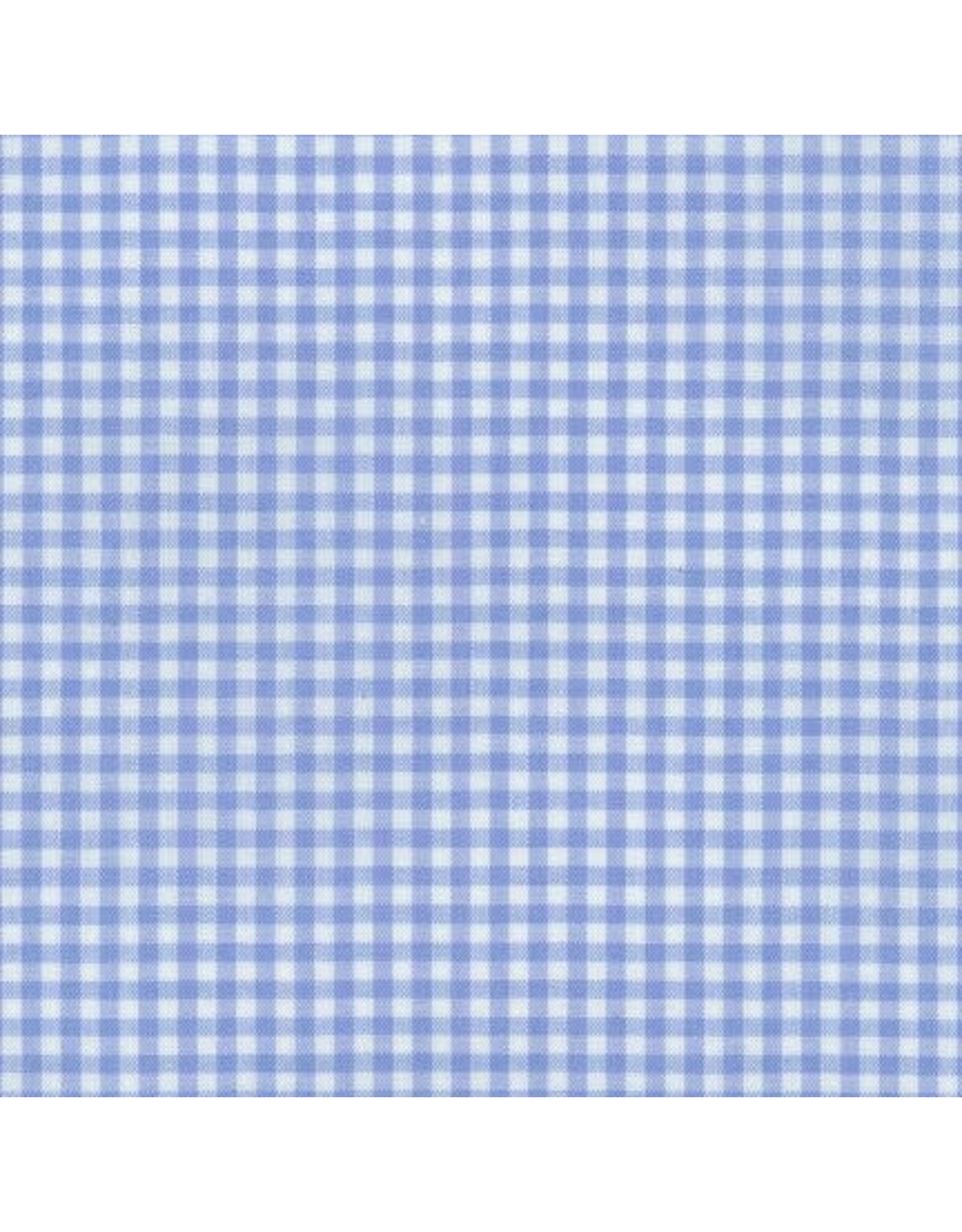 Robert Kaufman Carolina Gingham, 1/8” in Periwinkle, Lightweight Yarn Dyed Woven, Fabric Half-Yards