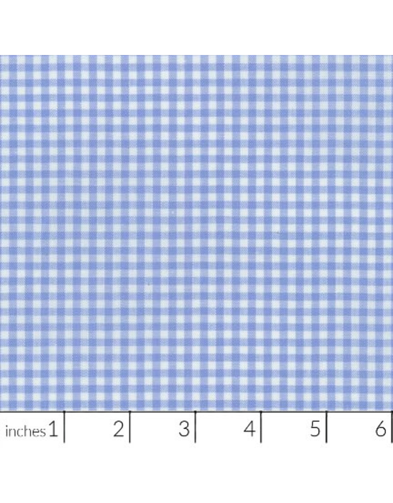 Robert Kaufman Carolina Gingham, 1/8” in Periwinkle, Lightweight Yarn Dyed Woven, Fabric Half-Yards
