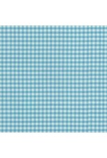 Robert Kaufman Carolina Gingham, 1/8” in Pond, Lightweight Yarn Dyed Woven, Fabric Half-Yards