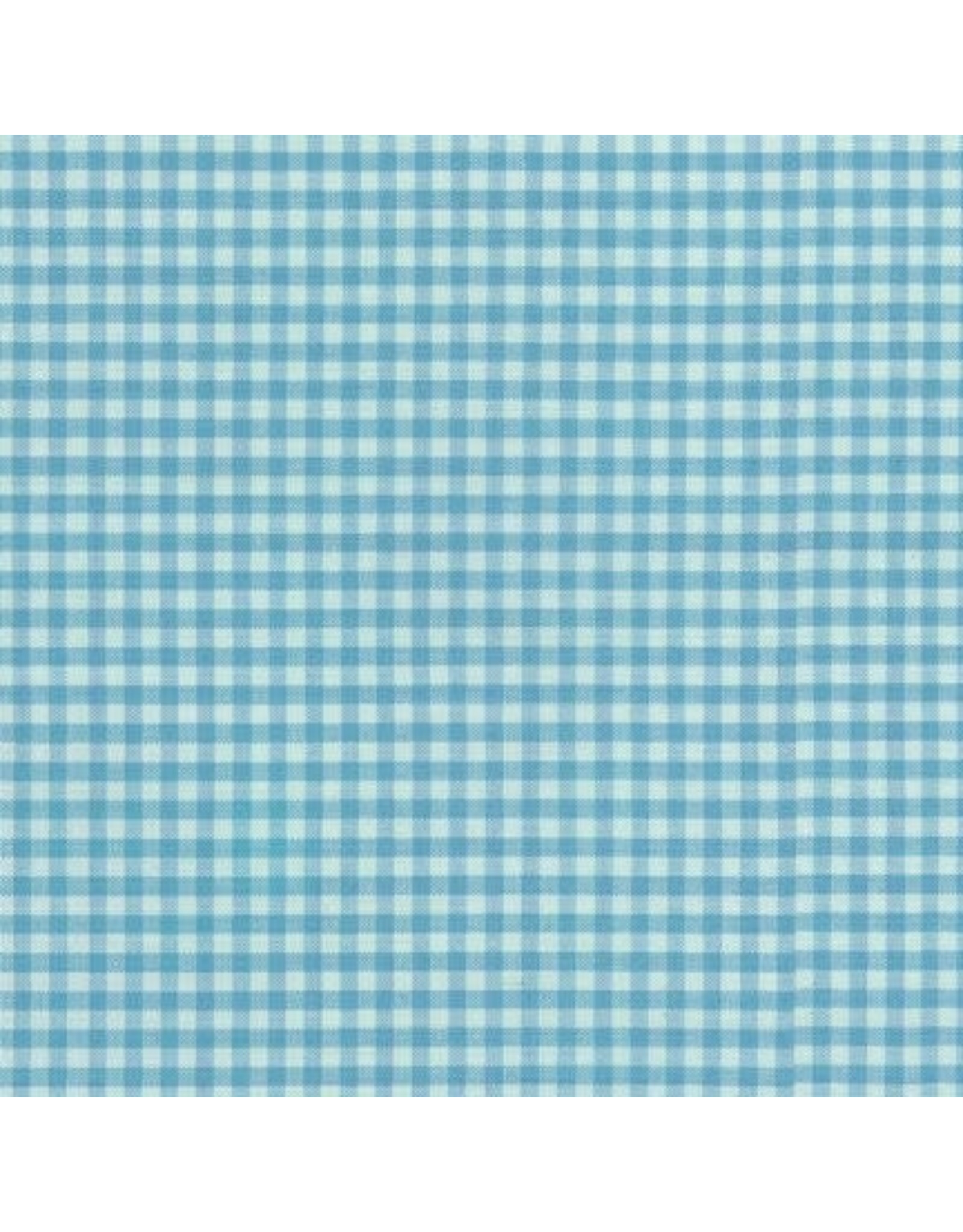 Robert Kaufman Carolina Gingham, 1/8” in Pond, Lightweight Yarn Dyed Woven, Fabric Half-Yards