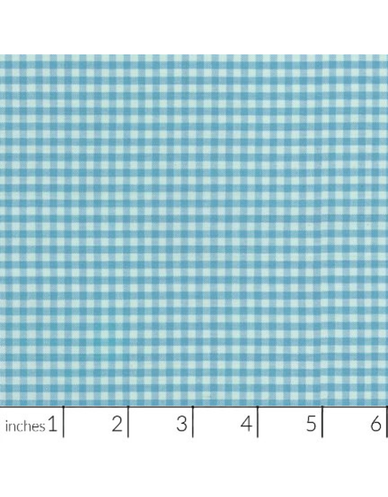 Robert Kaufman Carolina Gingham, 1/8” in Pond, Lightweight Yarn Dyed Woven, Fabric Half-Yards