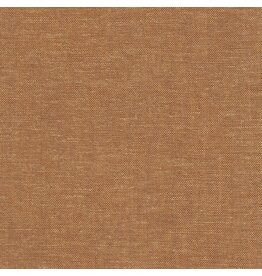 Robert Kaufman Brussels Washer Yarn Dye in Acorn, Linen Rayon Blend, Fabric Half-Yards