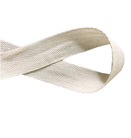 United Notions Twill Tape, Natural,  by the Yard, 1" wide