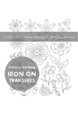 Sublime Stitching Embroidery Iron-On Transfers, Fantasy Flowers Sublime Stitching Embroidery Iron-On Transfers, Fantasy Flowers