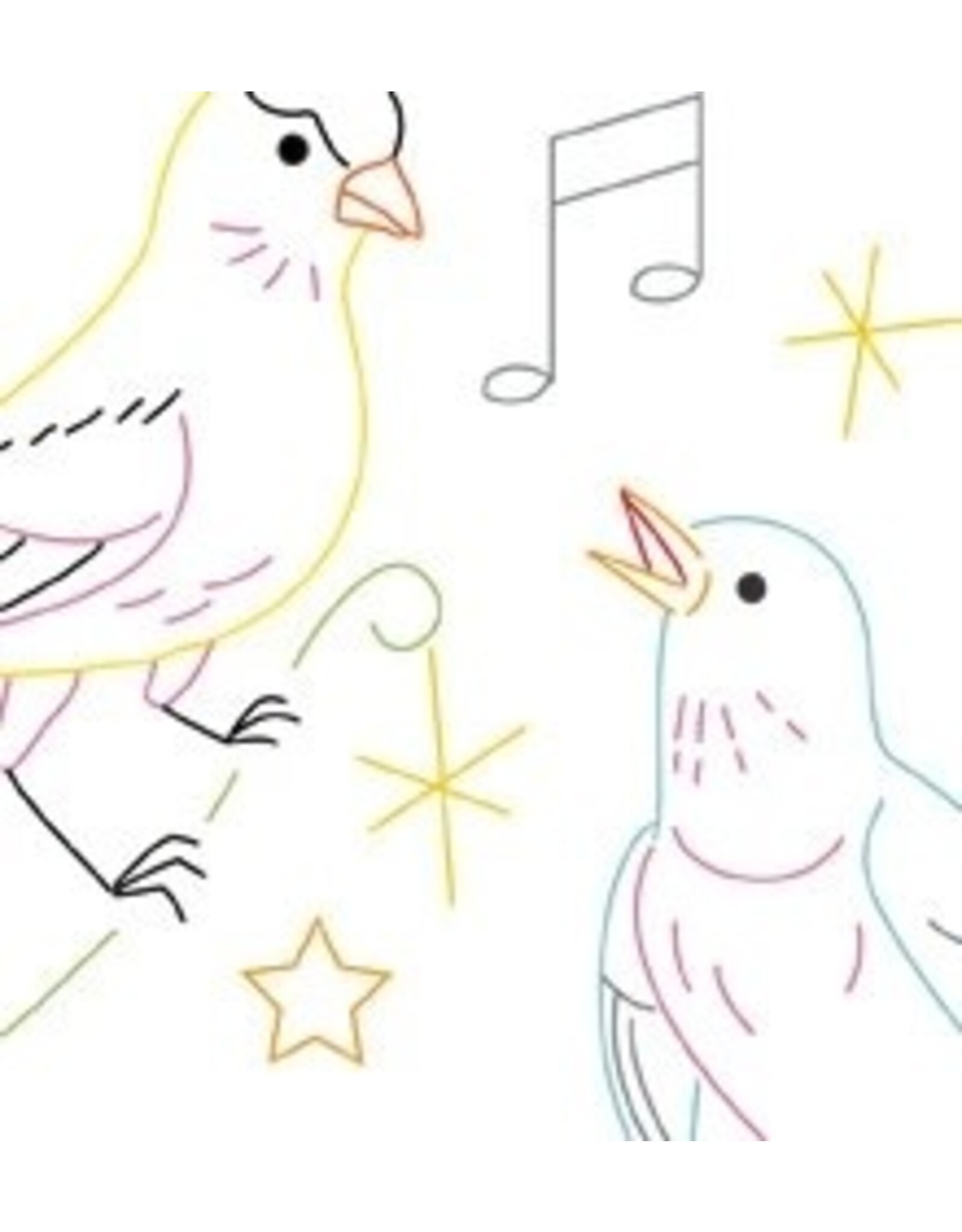 Sublime Stitching Embroidery Iron-On Transfers, Song Birds