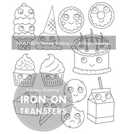 Sublime Stitching Embroidery Iron-On Transfers, Sweet Treats
