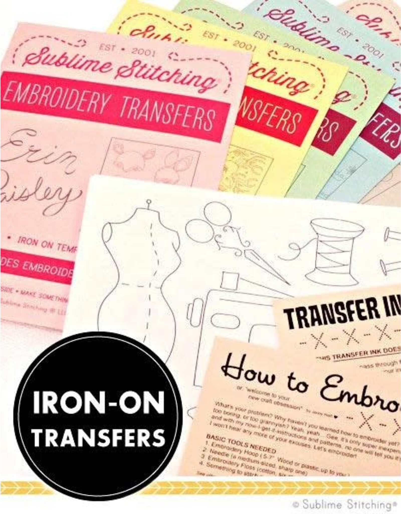 Sublime Stitching Embroidery Iron-On Transfers, Sweet Treats