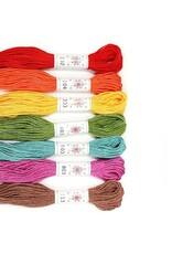 Sublime Stitching Embroidery Floss Set, Fruit Salad Palette - Seven 8.75 yard skeins