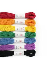 Sublime Stitching Embroidery Floss Set, Rainbow Palette - Seven 8.75 yard skeins
