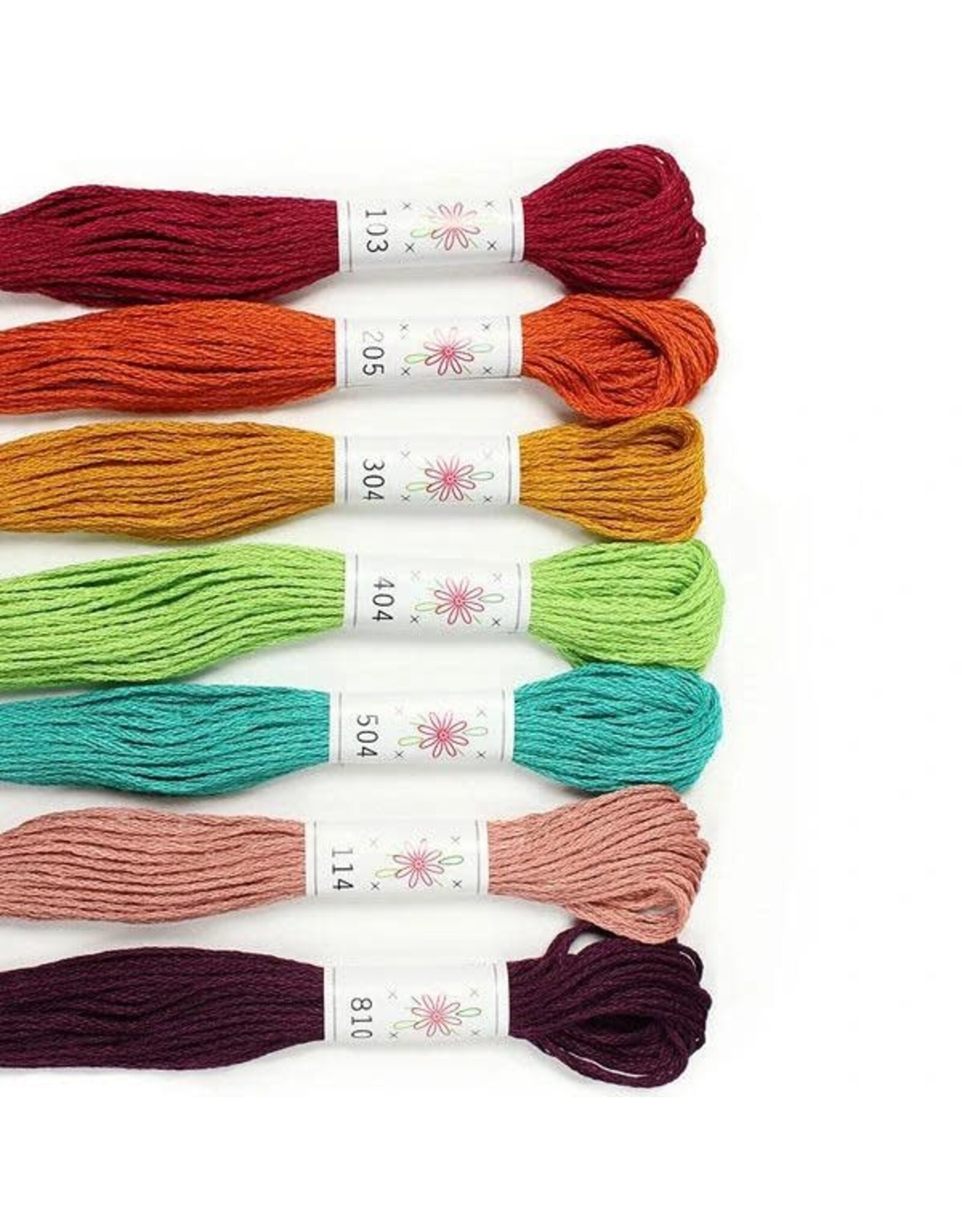 Sublime Stitching Embroidery Floss Set, Parlour Palette - Seven 8.75 yard skeins