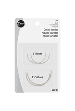 Dritz Curved Needles, 4 pc - 2 sizes