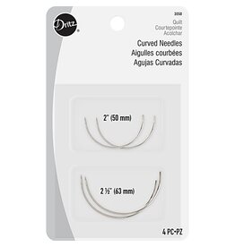 Dritz Curved Needles, 4 pc - 2 sizes