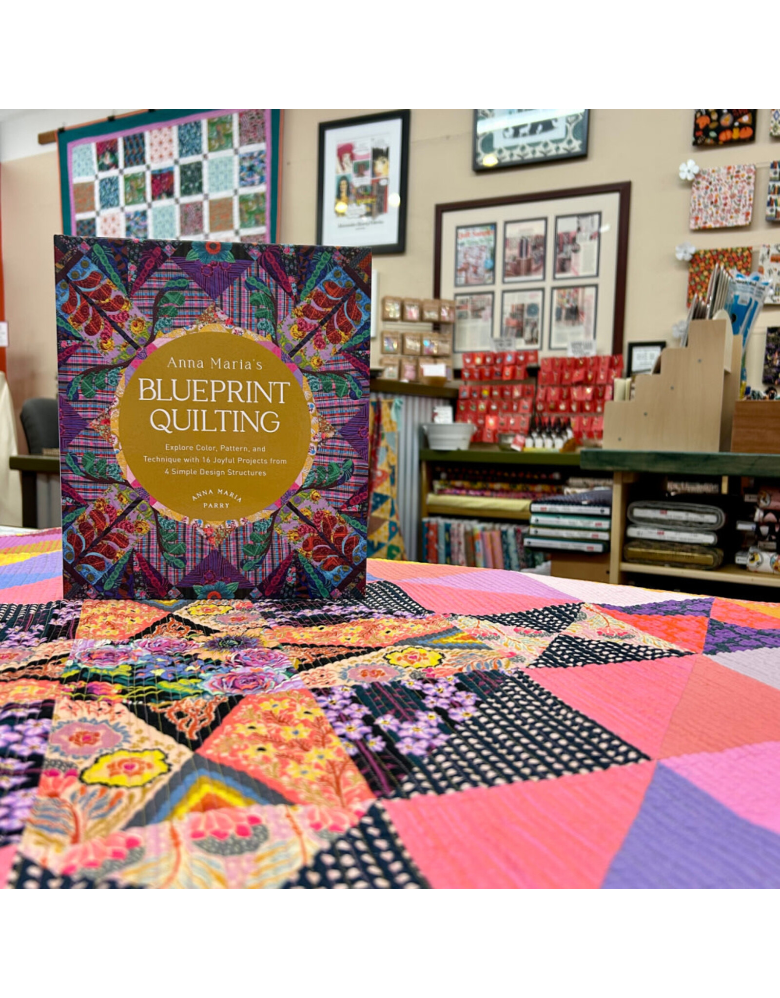 PD Blueprint Quilting's Rise and Shine Baby Quilt - Fabric to make a 44”  Square Quilt Top