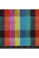 Ruby Star Society for Moda Sunshine Toweling 16" Wide, Picnic Plaid in Black, Sold by the Yard