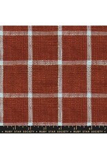 Ruby Star Society for Moda Sunshine Toweling 16" Wide, Kitchen Window in Cayenne, Sold by the Yard
