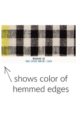 Ruby Star Society for Moda Sunshine Toweling 16" Wide, Small Checker in Black, Sold by the Yard
