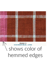 Ruby Star Society for Moda Sunshine Toweling 16" Wide, Kitchen Window in Cayenne, Sold by the Yard
