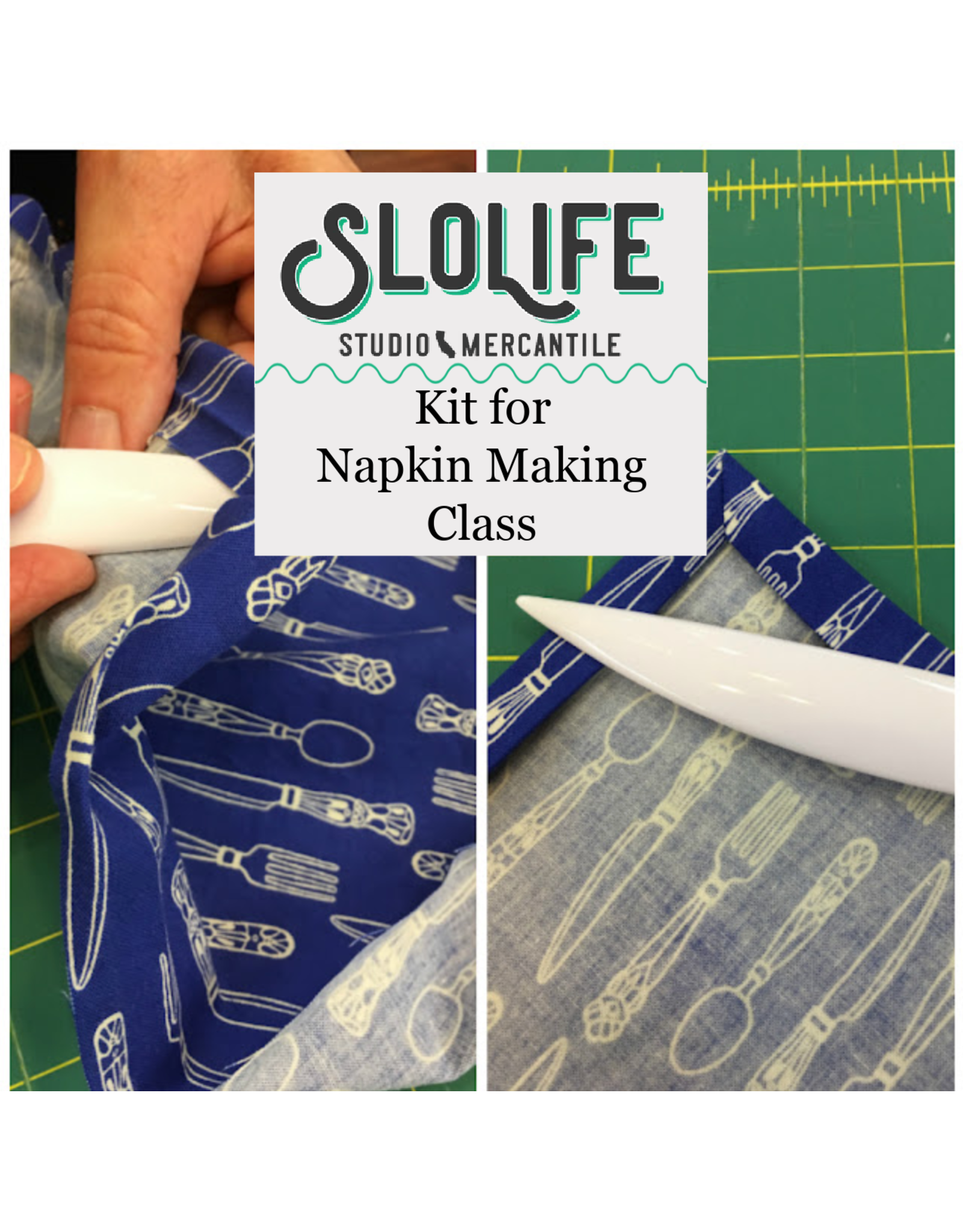 Picking Daisies Class Kit - SLO Life Studio Napkin Making Kit