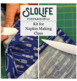 Picking Daisies Class Kit - SLO Life Studio Napkin Making Kit