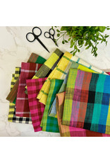 Ruby Star Society for Moda Sunshine Toweling 16" Wide, Small Checker in Black, Sold by the Yard