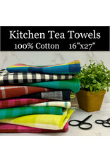 Picking Daisies Kitchen Tea Towel, 100% Cotton,  27” x 16”