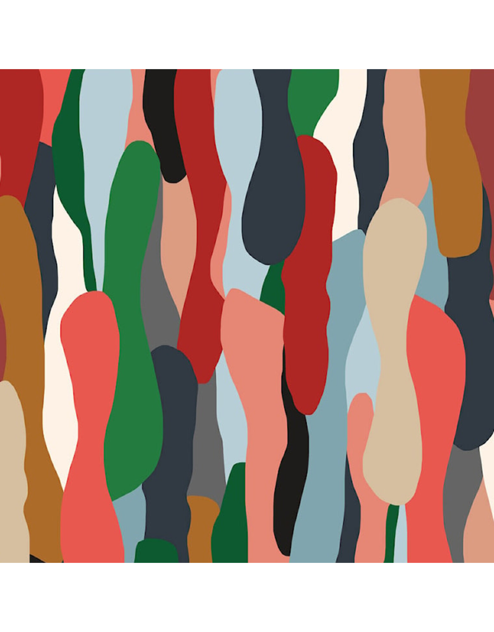 Northcott Viscose Rayon, Light and Lush in Multi, Fabric Half-Yards