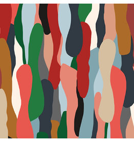 Northcott Viscose Rayon, Light and Lush in Multi, Fabric Half-Yards