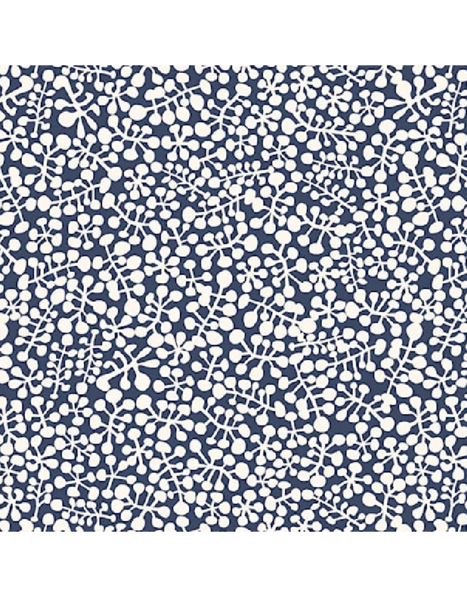 Stof Fabrics Viscose Rayon, Light and Lush in Blue, Fabric Half-Yards