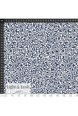 Stof Fabrics Viscose Rayon, Light and Lush in Blue, Fabric Half-Yards