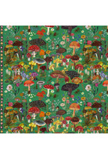Nathalie Lété Pastoral Symphony, Magic Mushrooms in Mousse, Fabric Half-Yards