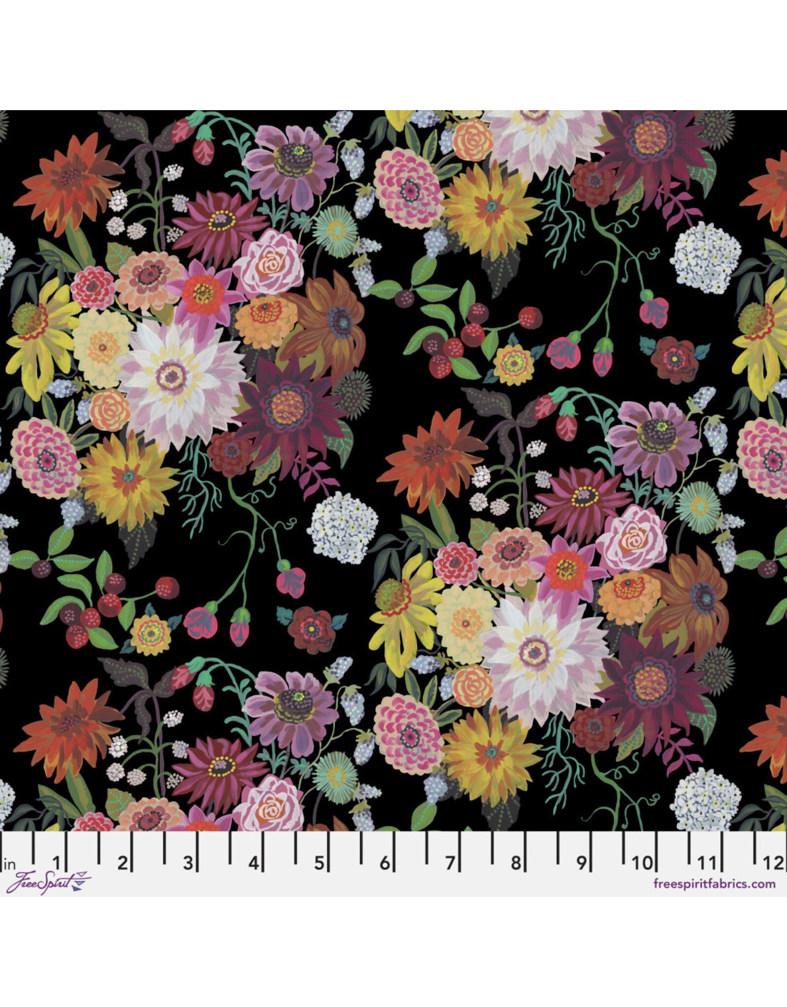 PD's Nathalie Lété Collection Pastoral Symphony, The Night Bouquet in Nocturne, Dinner Napkin