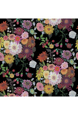 Nathalie Lété Pastoral Symphony, The Night Bouquet in Nocturne, Fabric Half-Yards