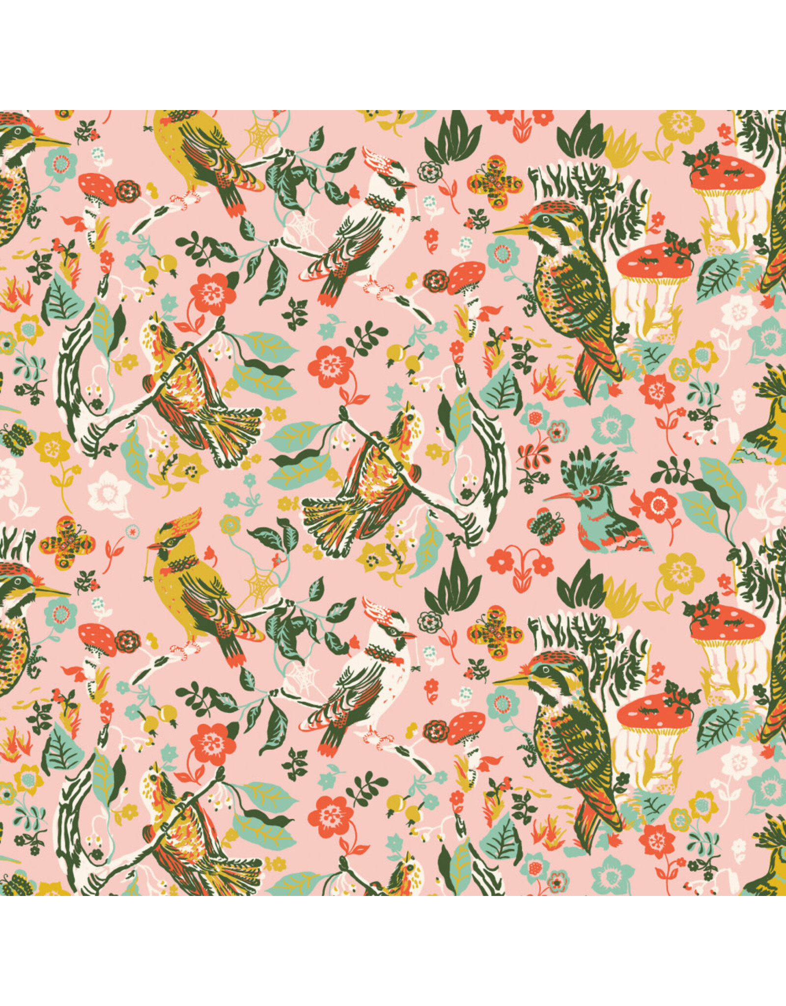 Nathalie Lété Pastoral Symphony, The Song of the Birds in Morning, Fabric Half-Yards